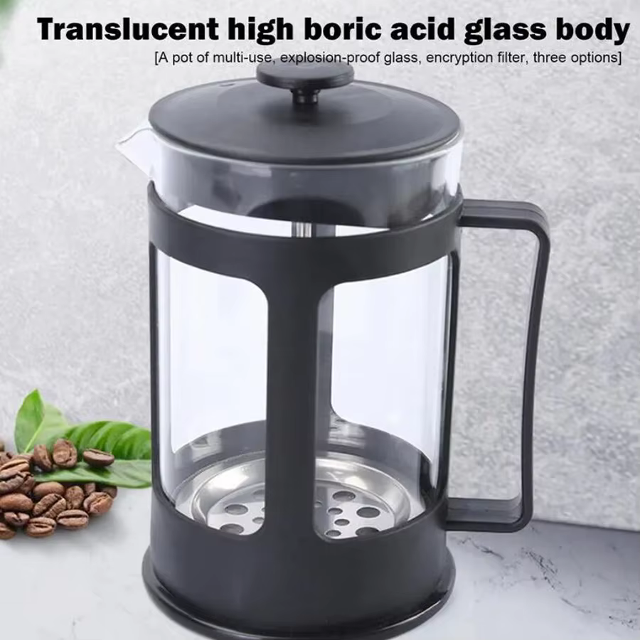 Cafetière à thé multifonctionnelle en acier inoxydable avec poignée