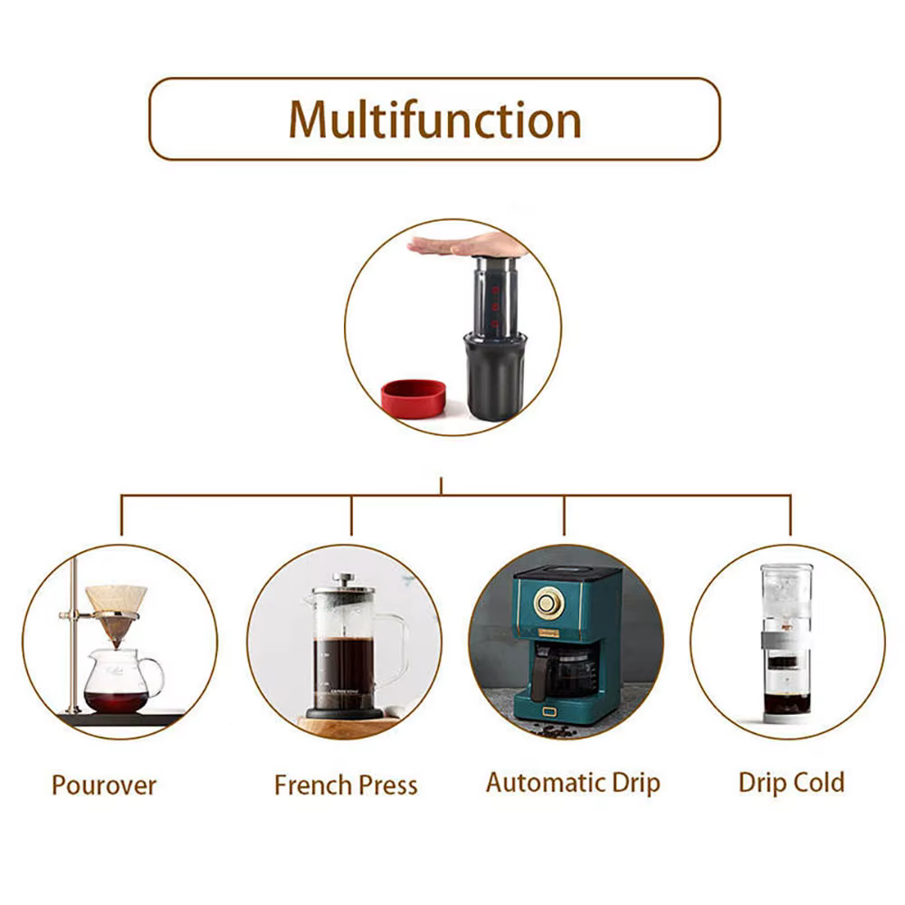 Nouveau 250ml cafetière expresso Machine Portable café presse française