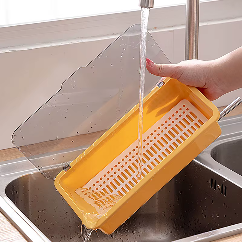 Boîte de rangement pour couverts en plastique T1 avec couvercle et doublure de proximité