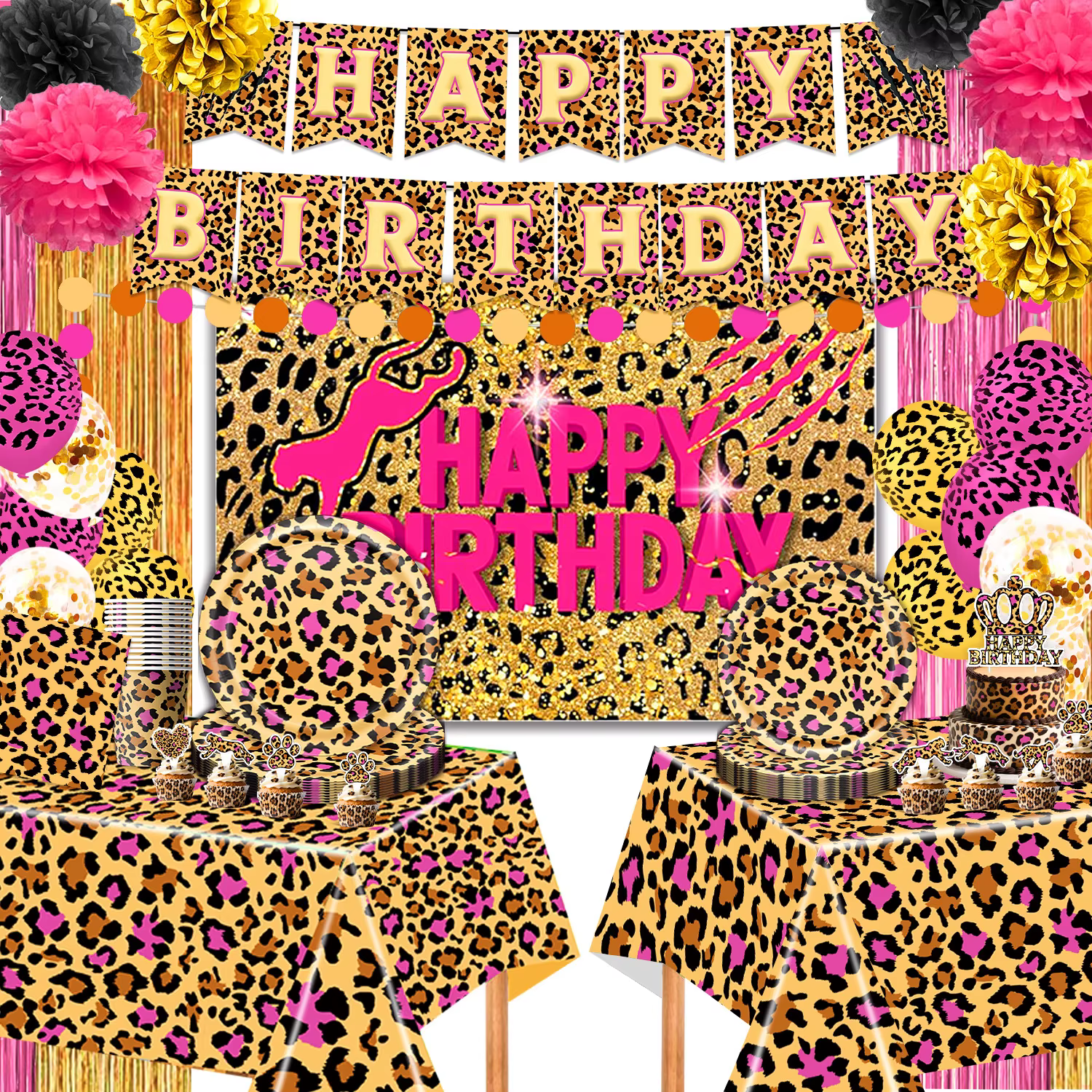 Décoration de table pour fête d'anniversaire