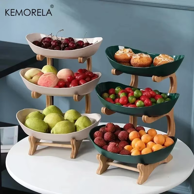Assiette à fruits à 2/3 couches