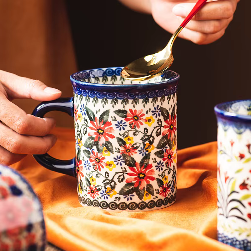 Tasse à café en céramique de Style Vintage
