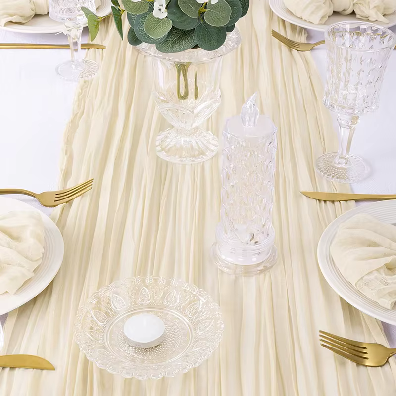 Chemin de Table Beige gaze