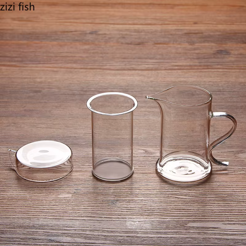 Théières en verre à double couche pour la cuisine à la maison