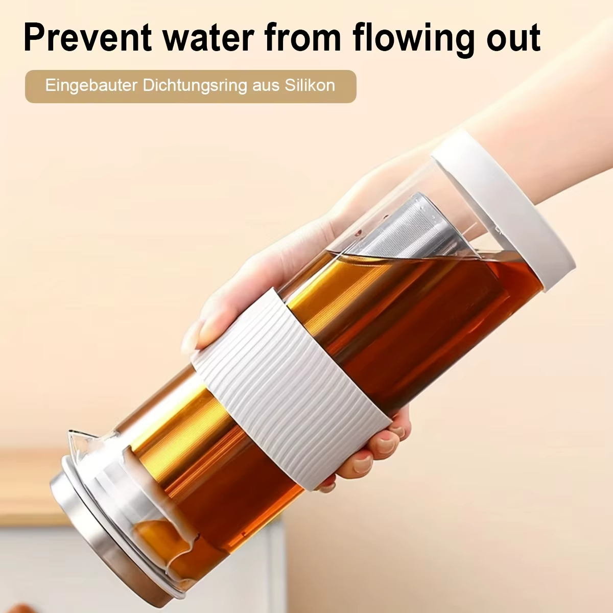 Carafe à café froid avec brosse de nettoyage