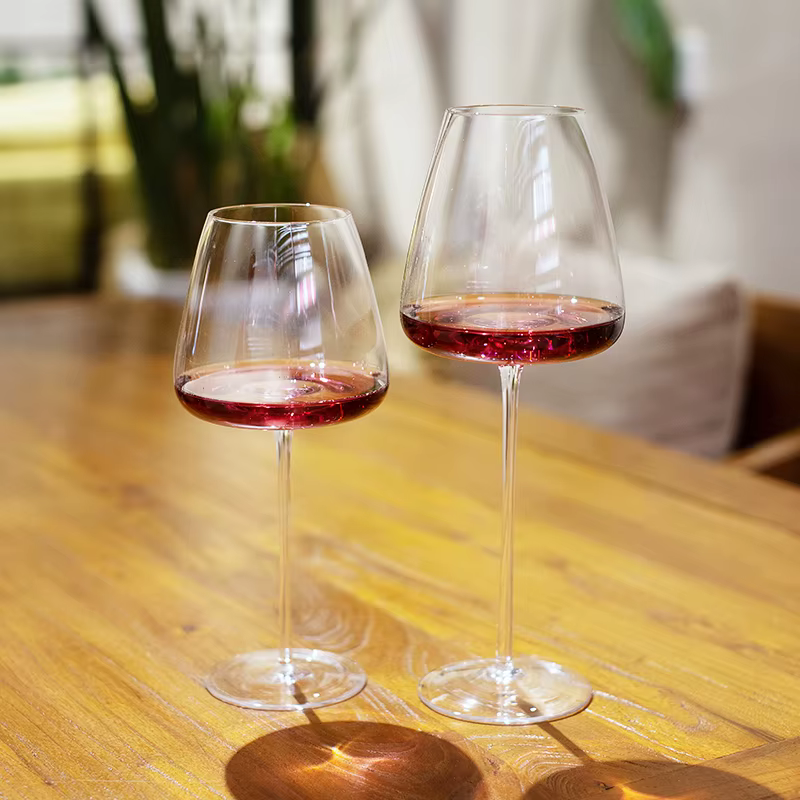 Tasse à vin originale, verre à vin rouge fait à la main