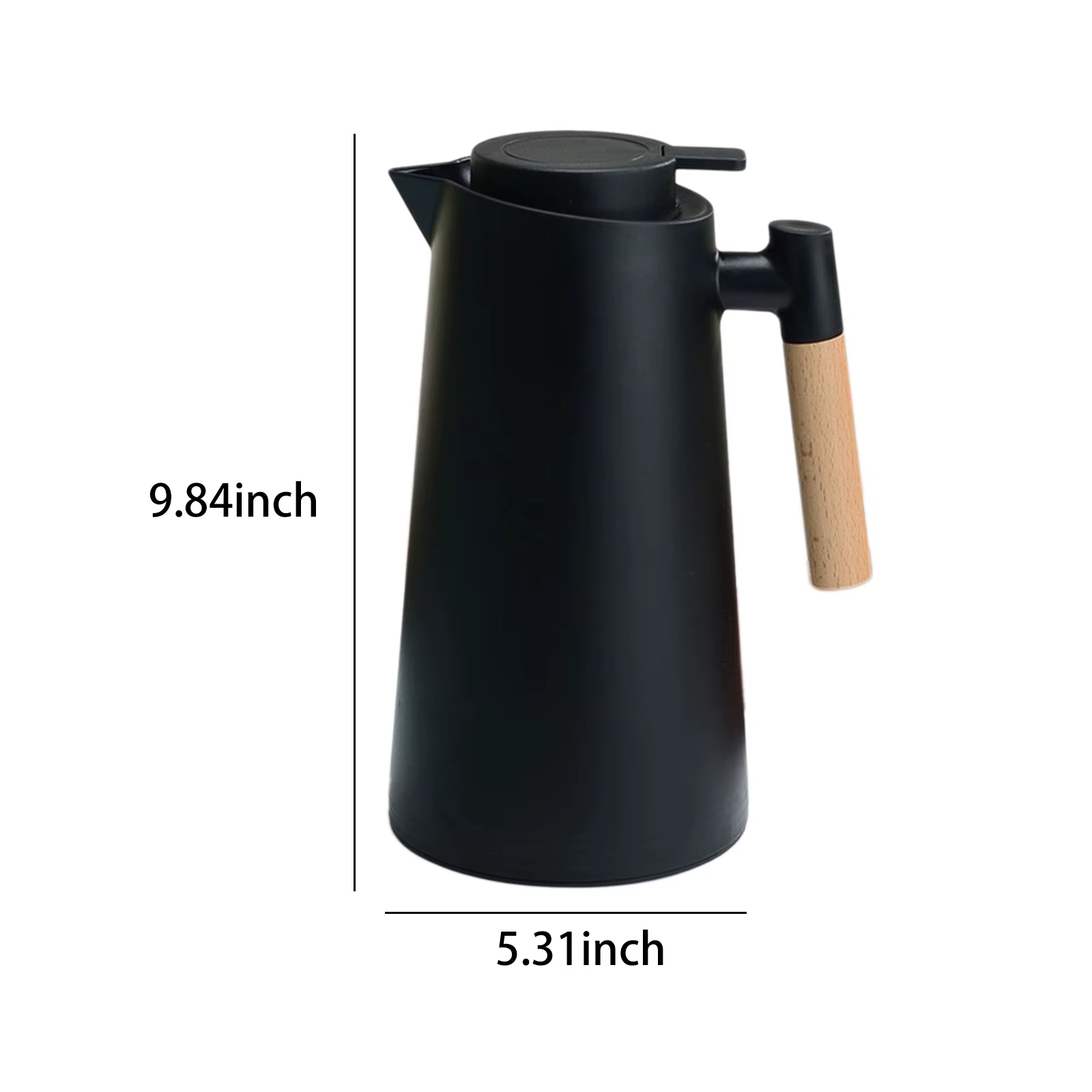 Carafe à café thermique sous vide à double paroi