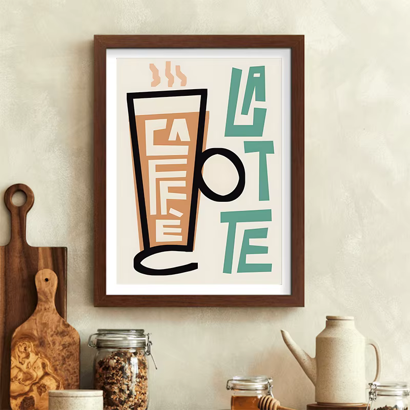 Affiche de Club de café de Style bohémien