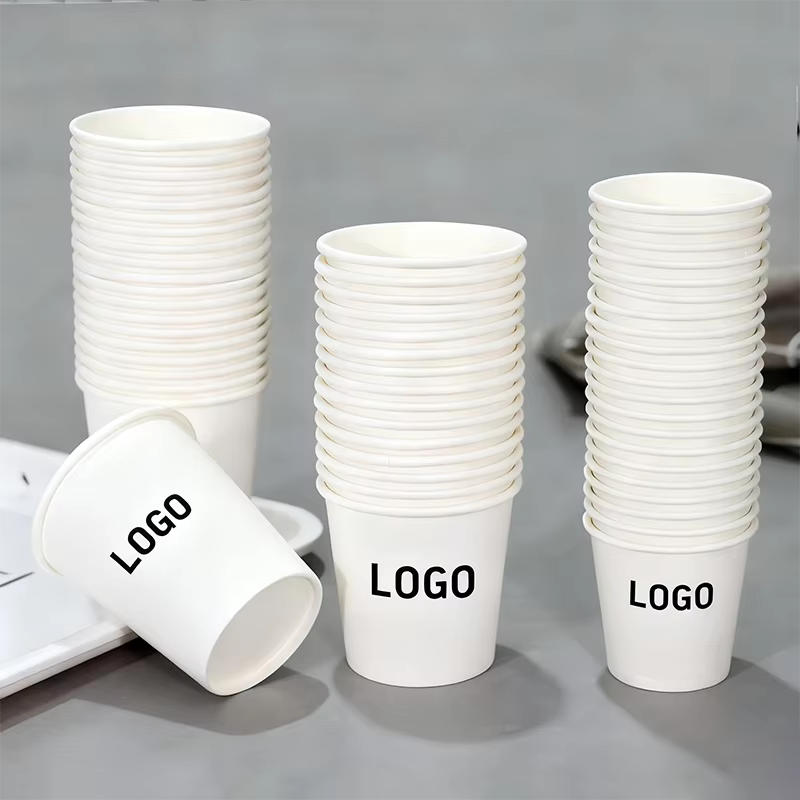100 pièces 180ml gobelets en papier personnalisés