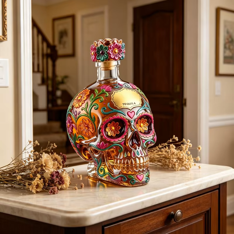 Carafe à whisky Sugar Skull