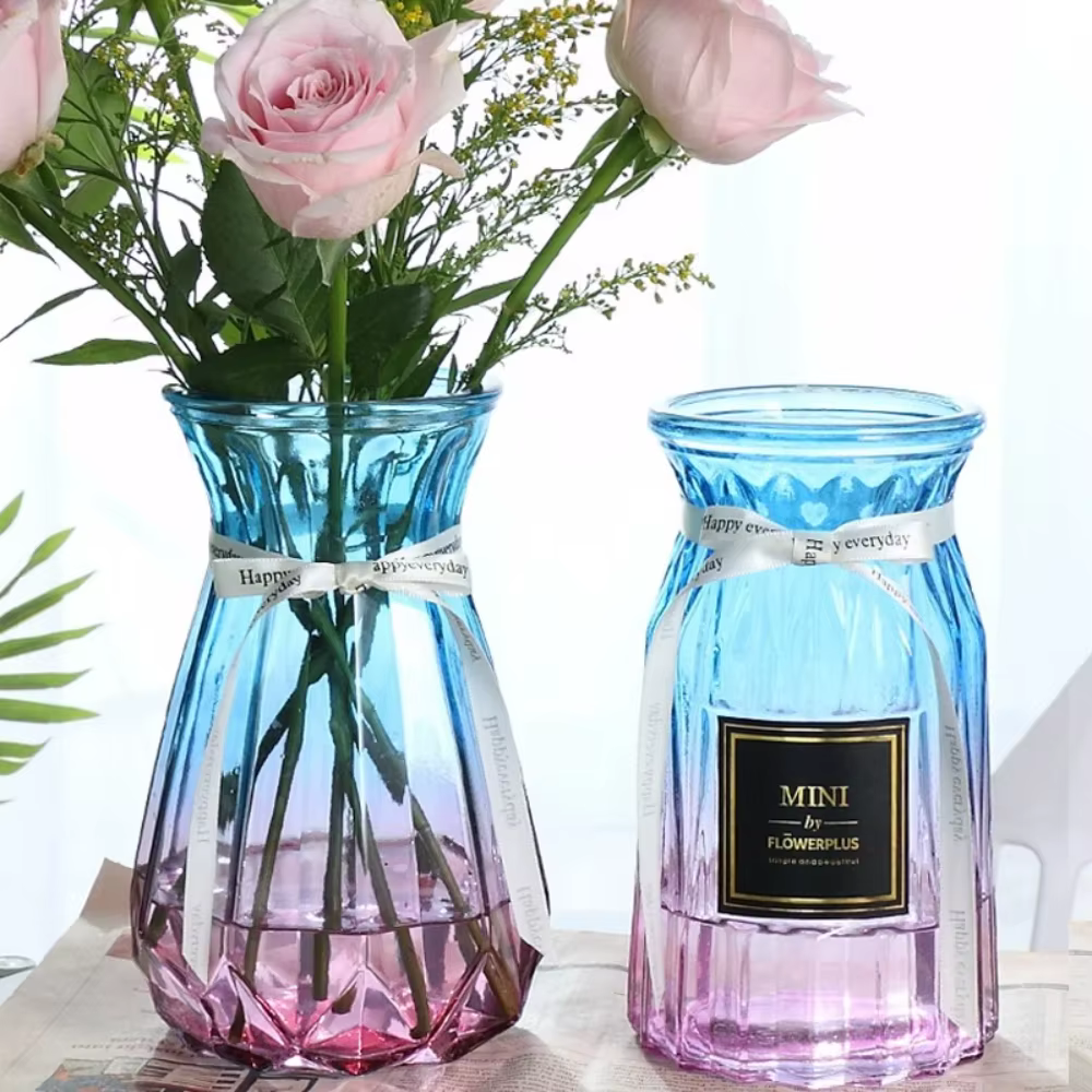 Vase en verre Transparent nordique