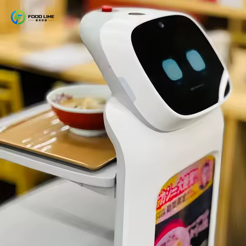 Robot de service de restaurant Business Boost, robot serveur autonome, robot de transport de nourriture pour buffet de hot pot