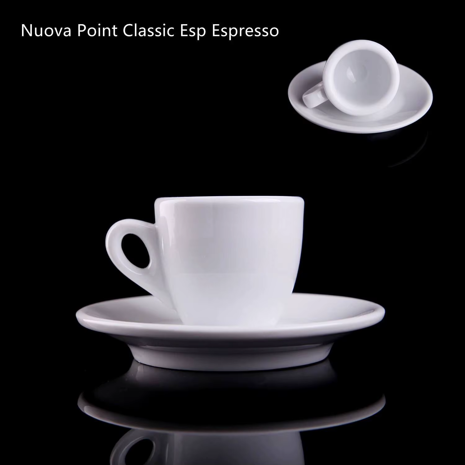 Nuova Point – tasse à expresso en céramique de 9mm d'épaisseur
