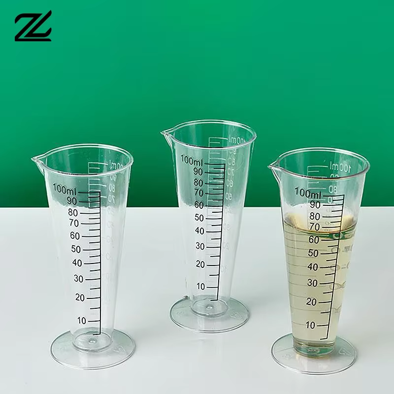 Tasse à mesurer en acrylique de qualité alimentaire de 100 ml avec balance – Sans BPA