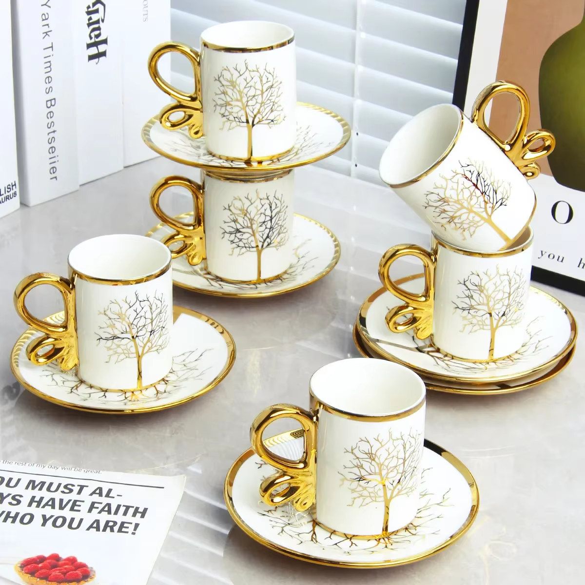 Tasse à café légère en céramique