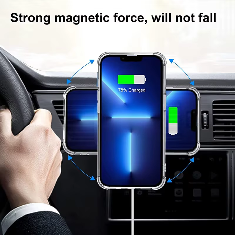 Anneau de plaque magnétique pour chargeur sans fil Magsafe, feuille de fer autocollante, support de téléphone magnétique pour voiture Apple iPhone 14 13 12 Xiaomi