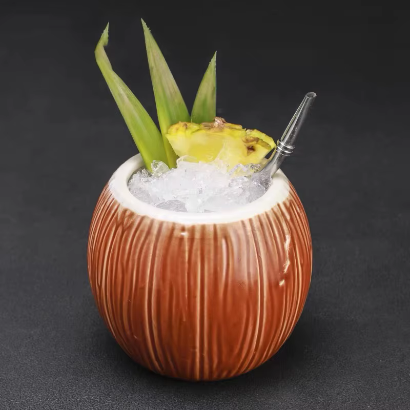 Tasses Tiki Hawaïennes en Forme d'AMP