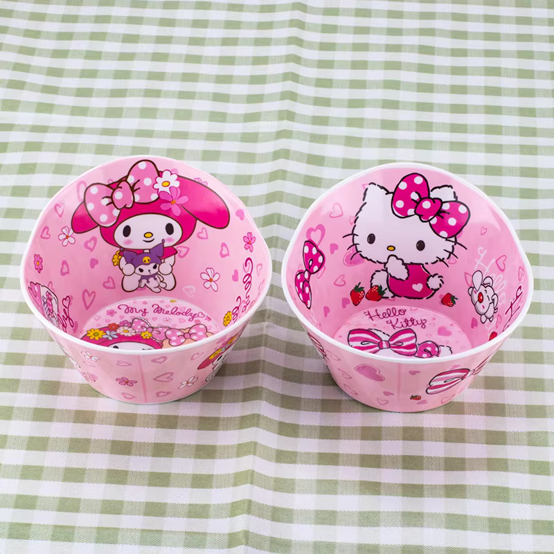Nouveau bol à dîner Sanrio Hello Kitty Cartoon Kuromi Pochacco