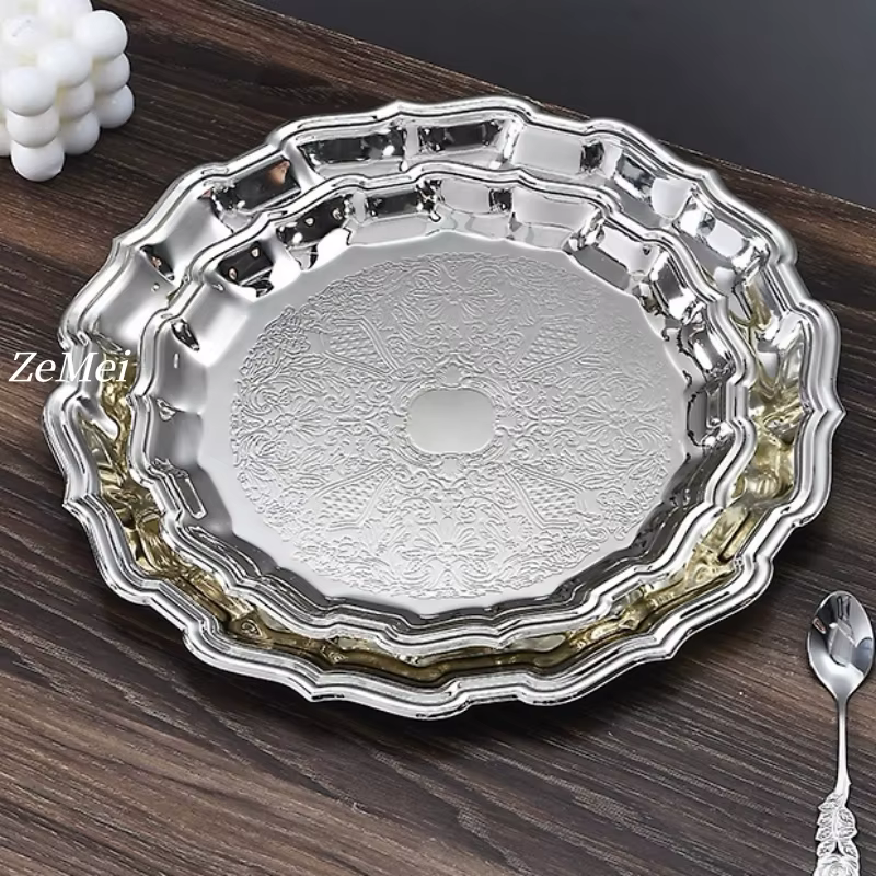 Assiette à gâteau de style européen
