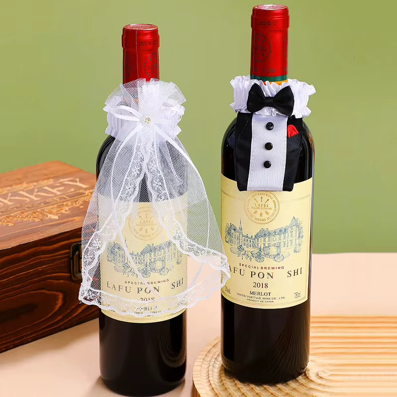 Décorations de verres à champagne pour mariage