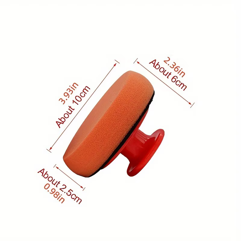 Tampon de polissage de cire de lavage de voiture, éponge de polissage, chiffon de nettoyage de voiture, éponge de polissage en microfibre, outil d'entretien de maison de voiture