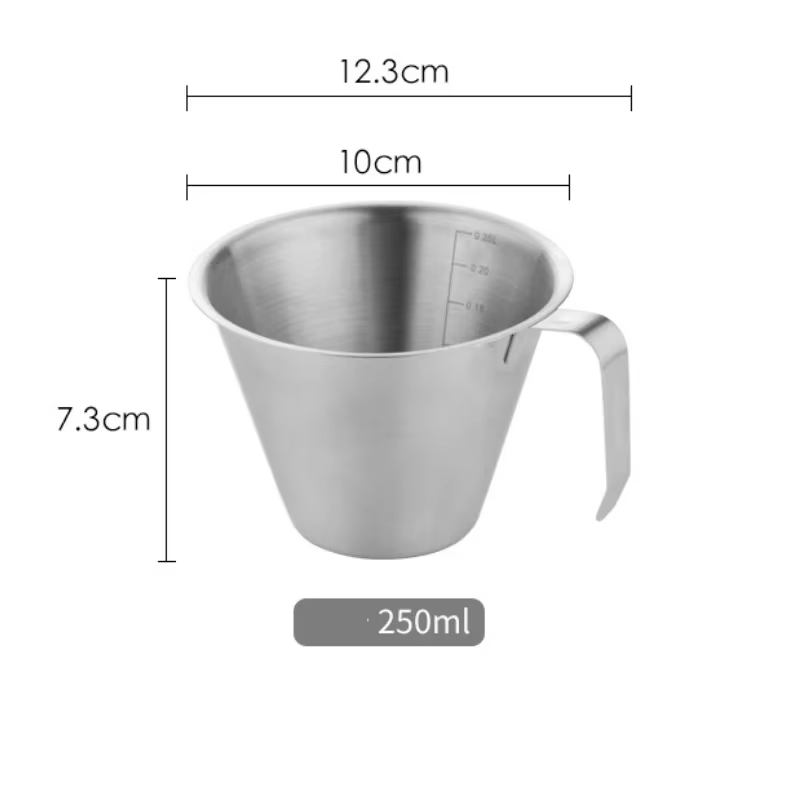 Tasse à mesurer le café en acier inoxydable 250
