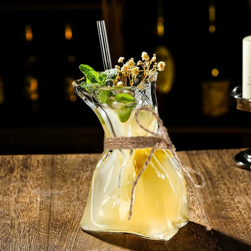 Verres à Cocktail plissés créatifs de 280ml