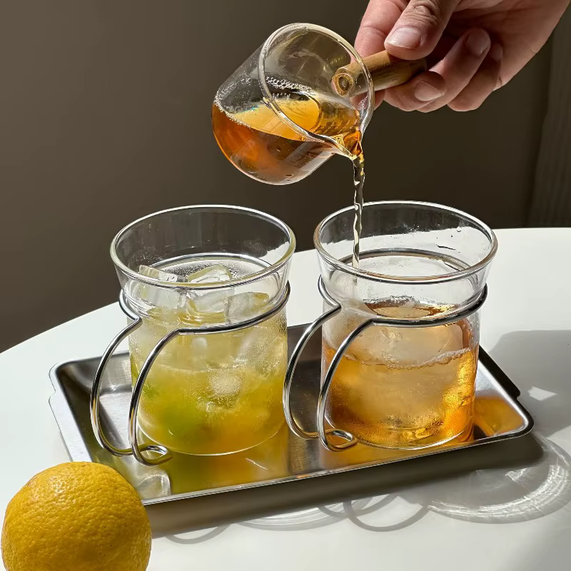 Tasse en verre Transparent créative