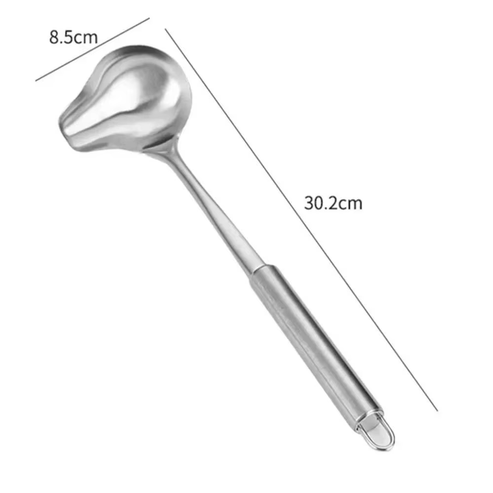 Cuillères à soupe en forme de bouche de canard en acier inoxydable