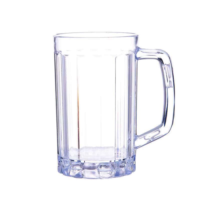 Tasse à Bière Transparente en Plastique