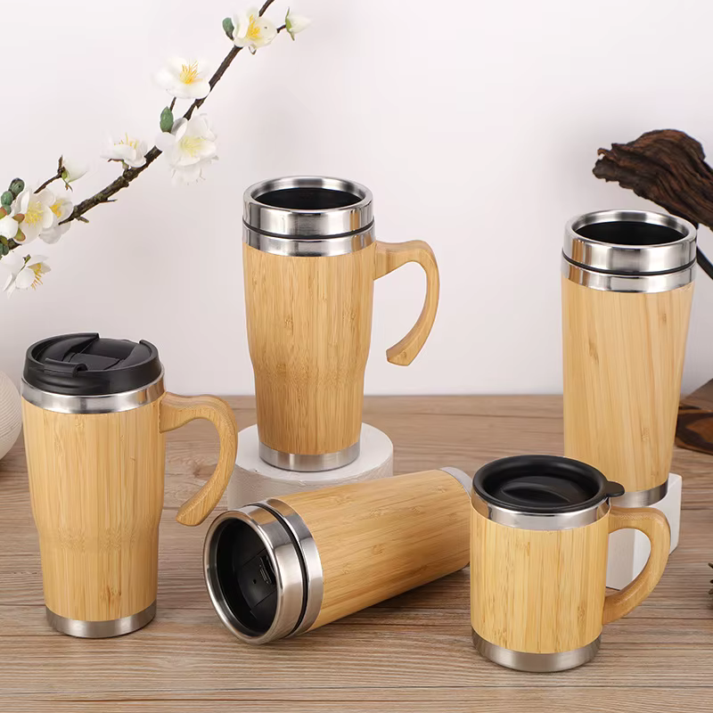 Thermos en bambou personnalisé