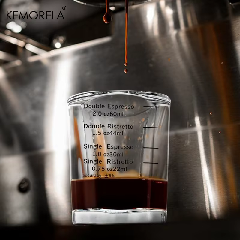 Tasses à mesurer en verre pour café expresso