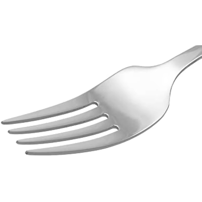 Fourchettes à dîner robustes en acier inoxydable avec bord rond