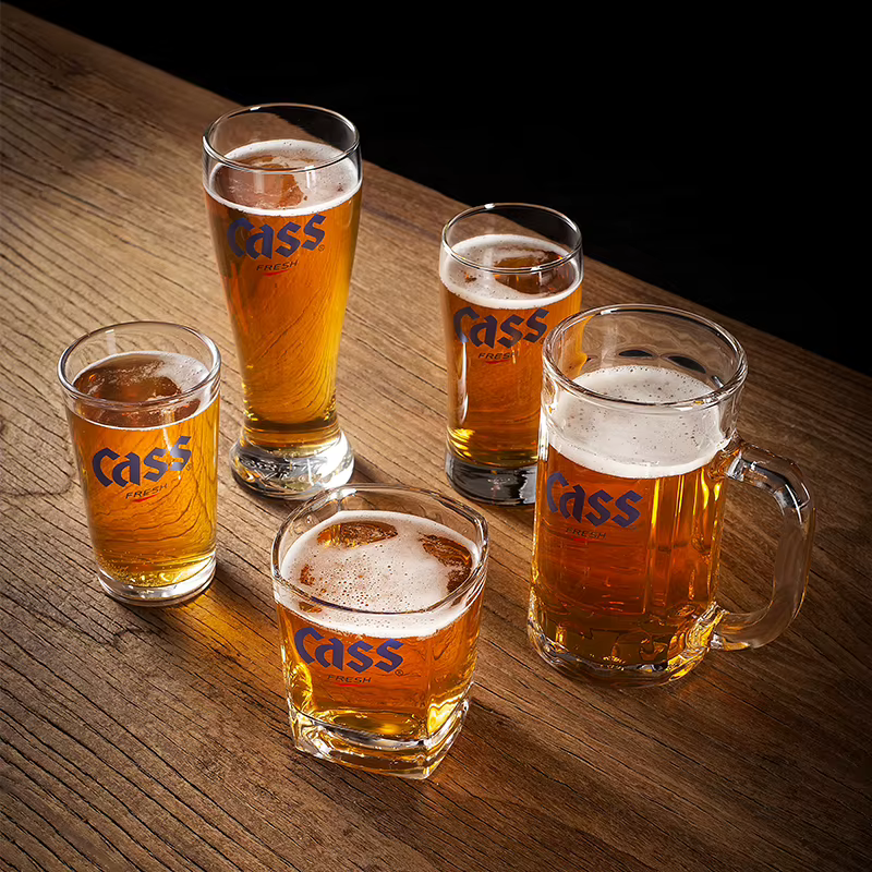 Cass-Verres à bière, verres à eau