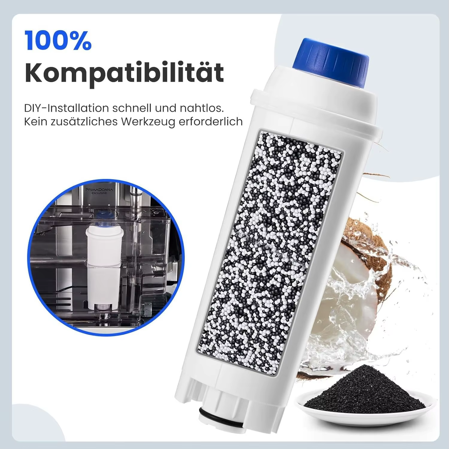 Filtre à eau de remplacement pour Machines à café Delonghi
