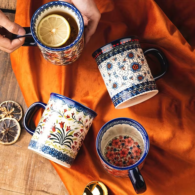 Mug en céramique de style bohème