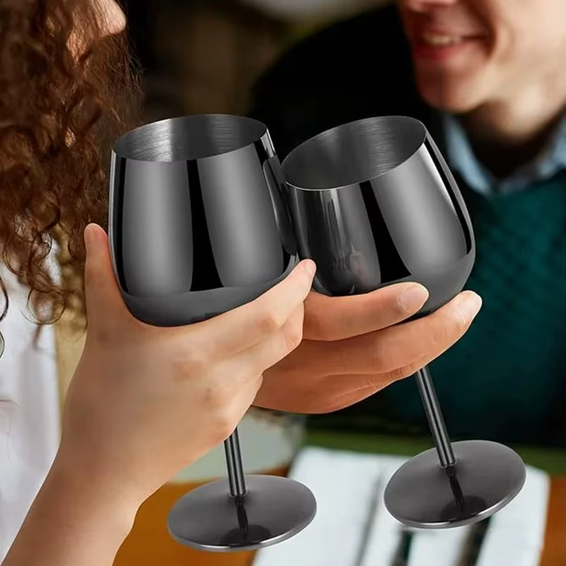 Verre à vin en acier inoxydable de 500ml