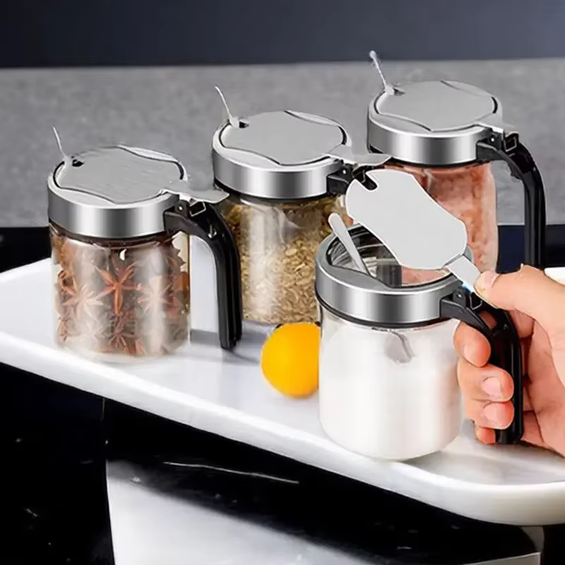 LIJIAO – pot d'assaisonnement en verre pour épices