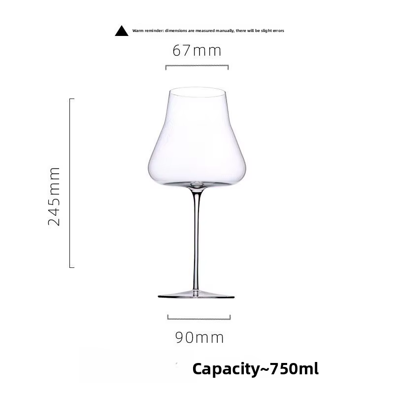 Verre à vin rouge bordeaux Ultra-fin fait à la main