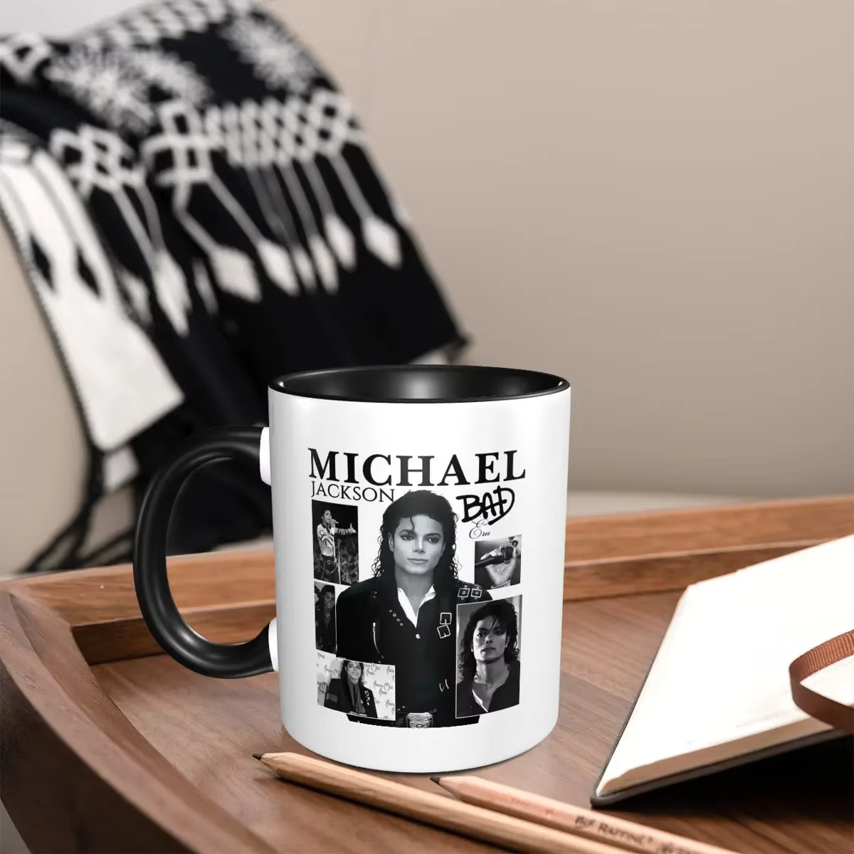 Tasse à café amusante en céramique Michael Jackson dansant