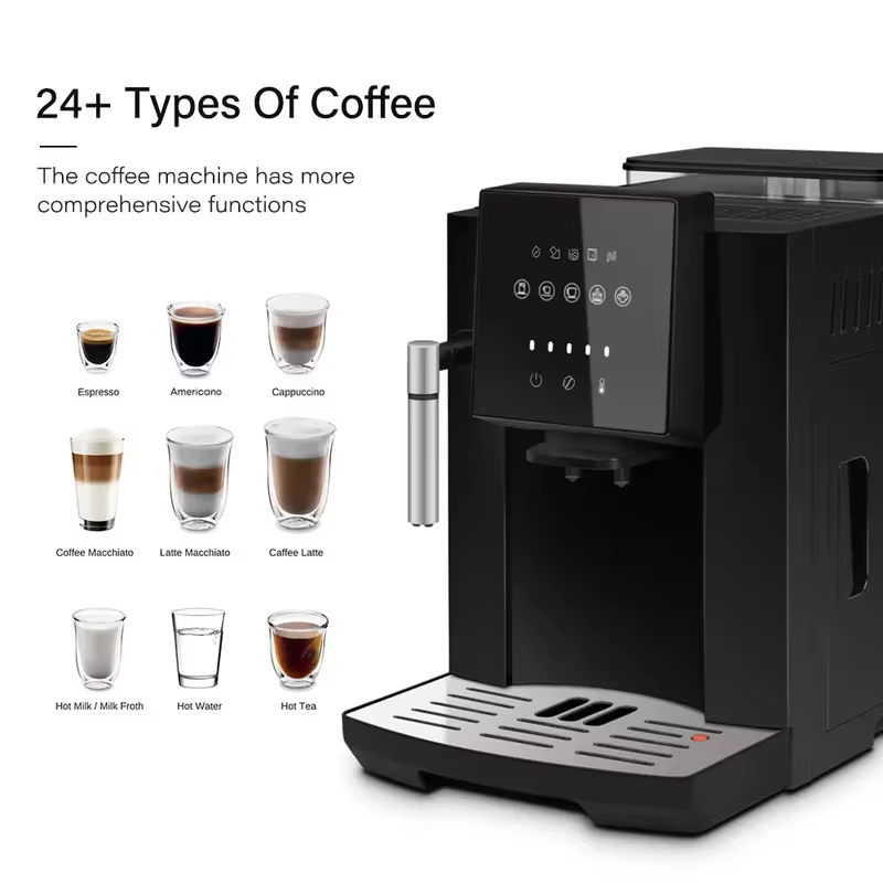 Machine à café expresso portable, automatique, électrique, pour usage domestique, commercial, bureau, barista, appareil de préparation de café