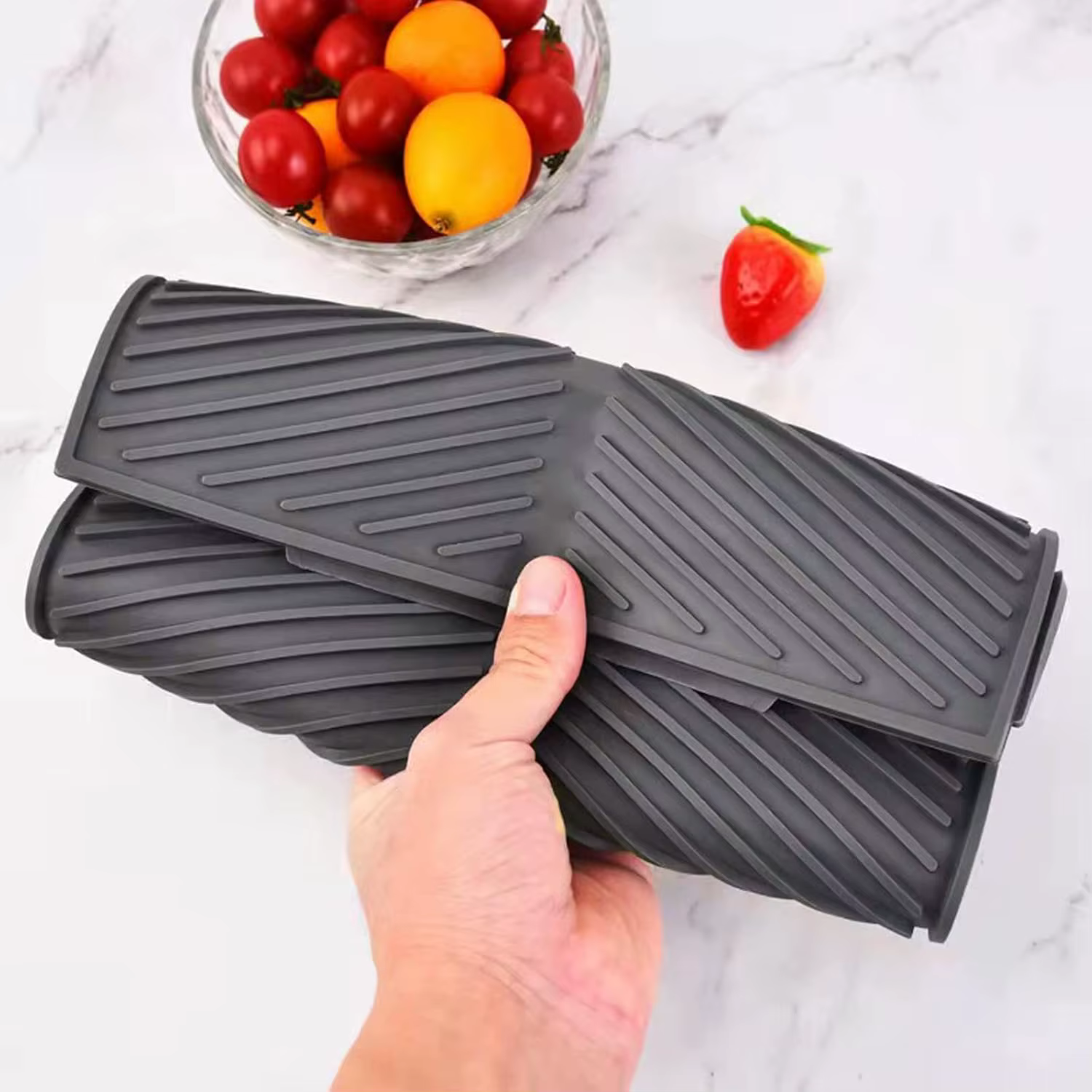 Tapis de séchage de vaisselle pour comptoir de cuisine