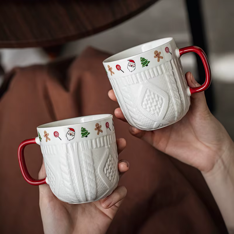 2 pièces/ensemble 12oz tasses à expresso en céramique