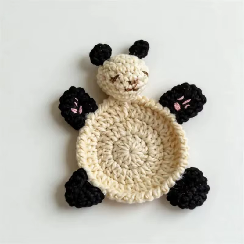 Sous-verre en crochet fait main