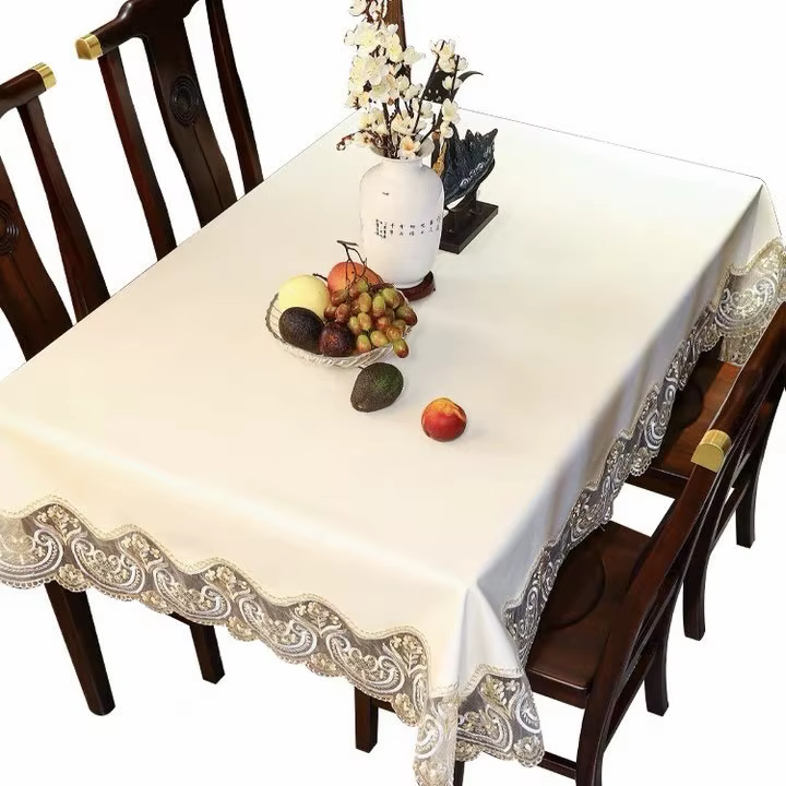 Nappe en cuir PU dentelle imperméable