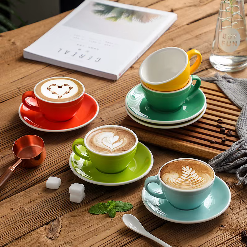 Tasse à expresso de couleur créative de 150ml