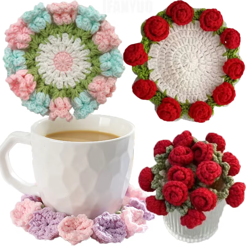 Dessous de verre en Crochet