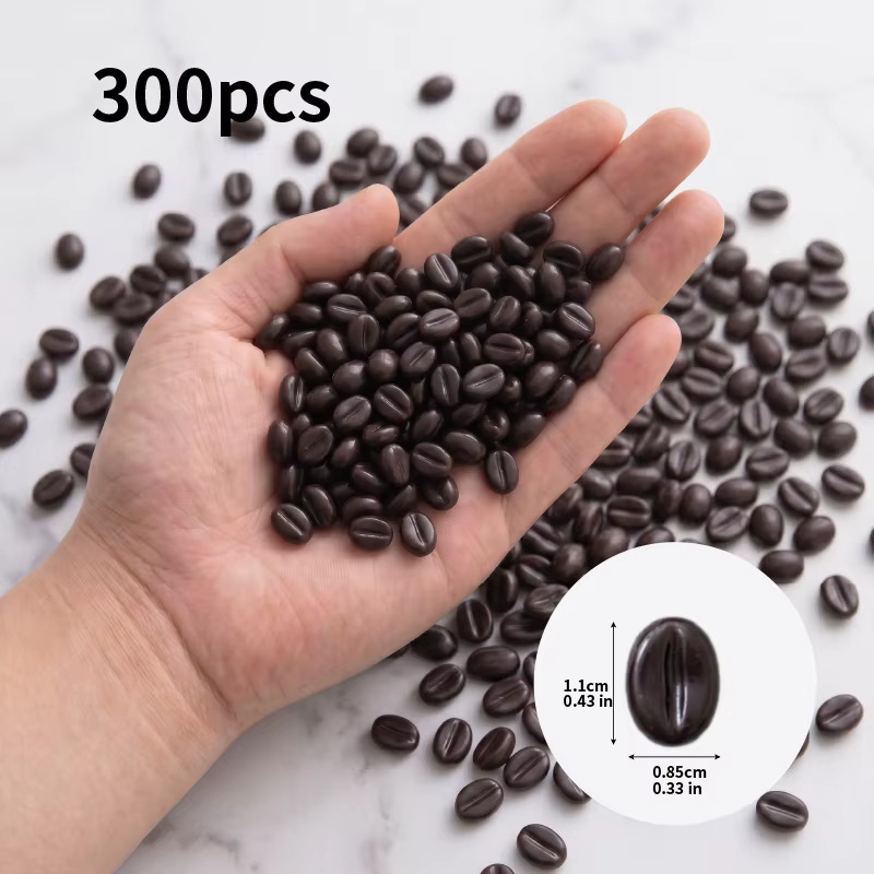 Grains de café artificiels réalistes