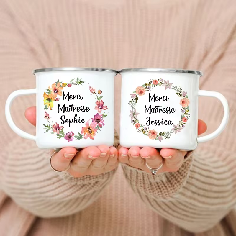 Tasses à Café Personnalisées avec Impression Française