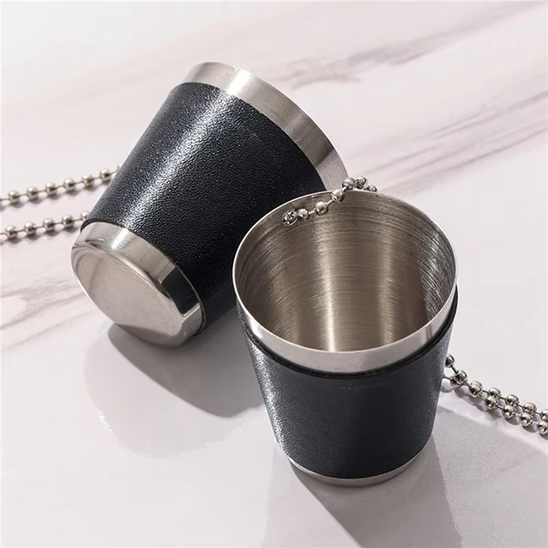 Pack de 12 tasses à Shot en métal pour accrocher des verres